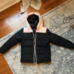 Girls north face puffer coat